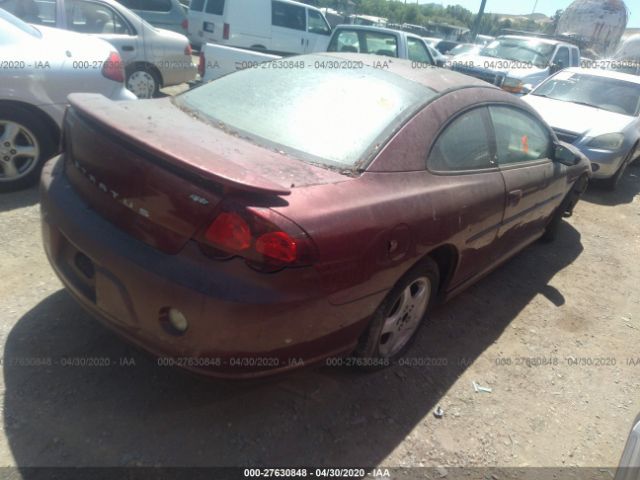 4B3AG42G94E141935 - 2004 DODGE STRATUS SXT Red photo 4