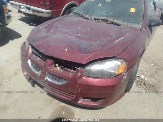 4B3AG42G94E141935 - 2004 DODGE STRATUS SXT Red photo 6