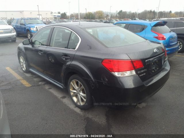 4S3BMBC63D3047827 - 2013 SUBARU LEGACY 2.5I PREMIUM Dark Blue photo 3