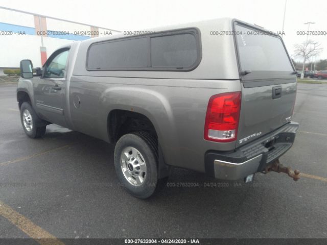 1GT010CG0DF103332 - 2013 GMC SIERRA C2500 SLE Gray photo 3