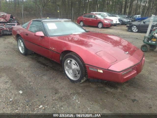 1G1YY2184K5111208 - 1989 CHEVROLET CORVETTE  Red photo 1