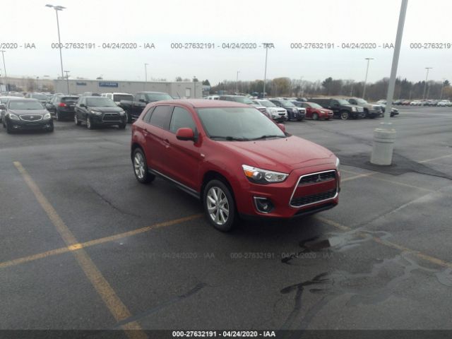 4A4AR3AU9FE054074 - 2015 MITSUBISHI OUTLANDER SPORT ES Red photo 1