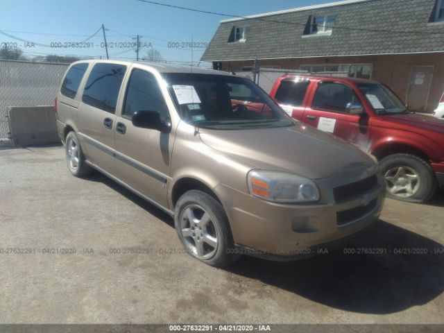 1GNDV23LX6D187230 - 2006 CHEVROLET UPLANDER LS Beige photo 1