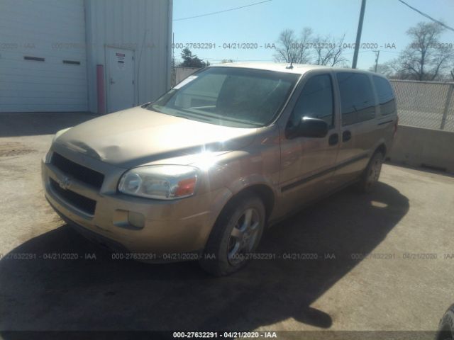 1GNDV23LX6D187230 - 2006 CHEVROLET UPLANDER LS Beige photo 2