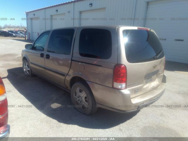 1GNDV23LX6D187230 - 2006 CHEVROLET UPLANDER LS Beige photo 3