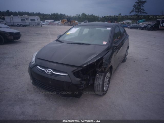 KMHCT4AE0GU084390 - 2016 HYUNDAI ACCENT SE Black photo 6