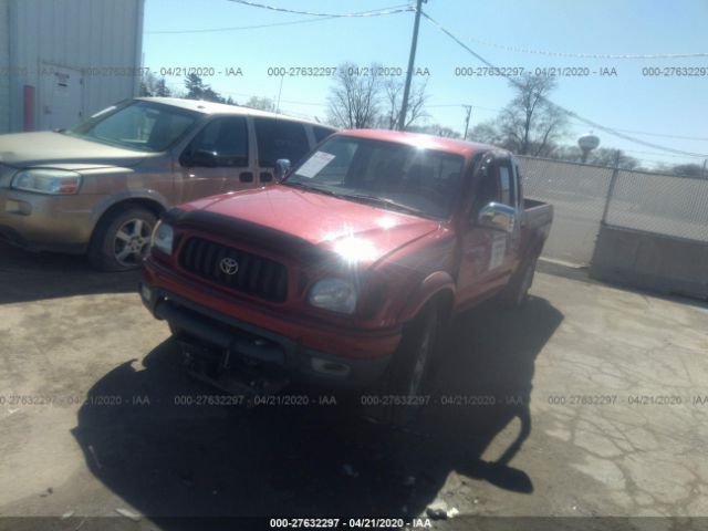 5TEHN72N41Z738228 - 2001 TOYOTA TACOMA DOUBLE CAB 栗色 照片 2