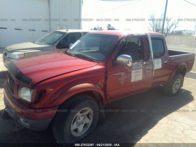 5TEHN72N41Z738228 - 2001 TOYOTA TACOMA DOUBLE CAB 栗色 照片 6