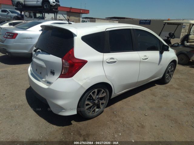 3N1CE2CP3FL363197 - 2015 NISSAN VERSA NOTE S/S PLUS/SV/SL/SR White photo 4