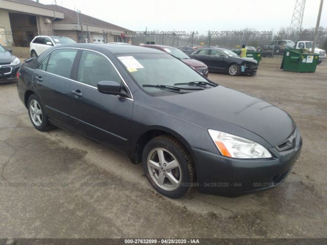 1HGCM56834A094985 - 2004 HONDA ACCORD EX Gray photo 1