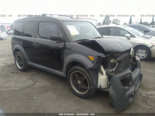 5J6YH18625L016128 - 2005 HONDA ELEMENT EX Black photo 1