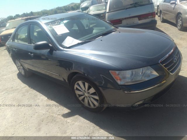 5NPEU46F09H476701 - 2009 HYUNDAI SONATA SE/LIMITED Gray photo 1