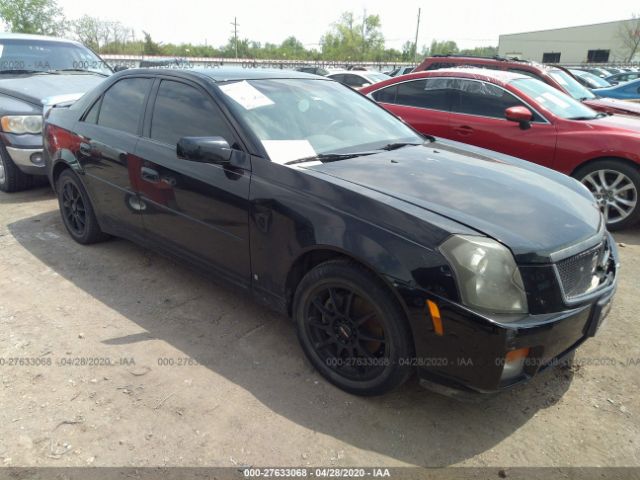 1G6DM57T860167818 - 2006 CADILLAC CTS  Black photo 1