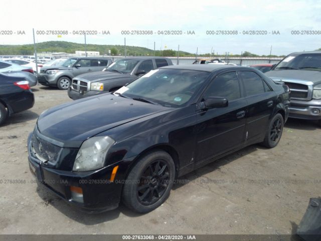 1G6DM57T860167818 - 2006 CADILLAC CTS  Black photo 2