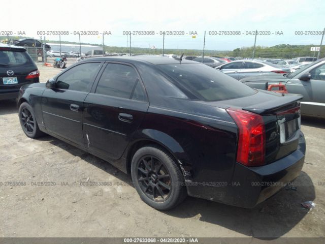 1G6DM57T860167818 - 2006 CADILLAC CTS  Black photo 3