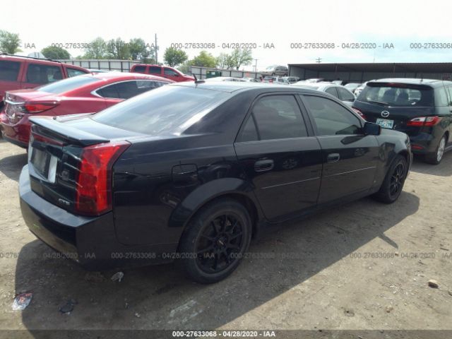 1G6DM57T860167818 - 2006 CADILLAC CTS  Black photo 4