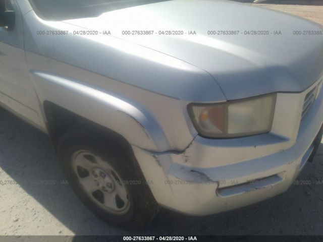 2HJYK16296H574639 - 2006 HONDA RIDGELINE RT Silver photo 6