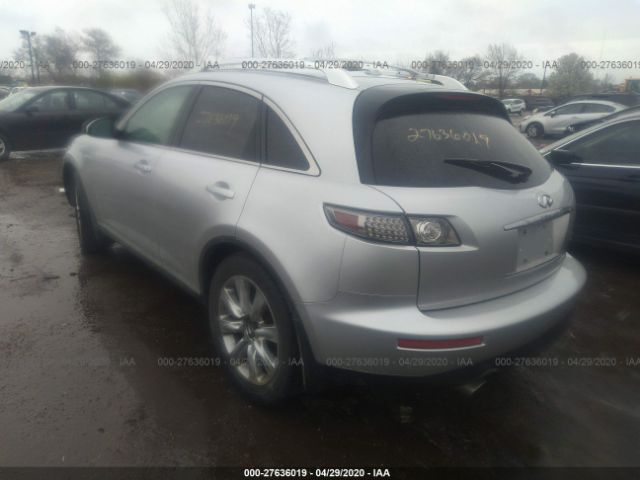 JNRBS08W78X400006 - 2008 INFINITI FX45  Silver photo 3