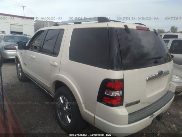 1FMEU65807UA89904 - 2007 FORD EXPLORER LIMITED Cream photo 3