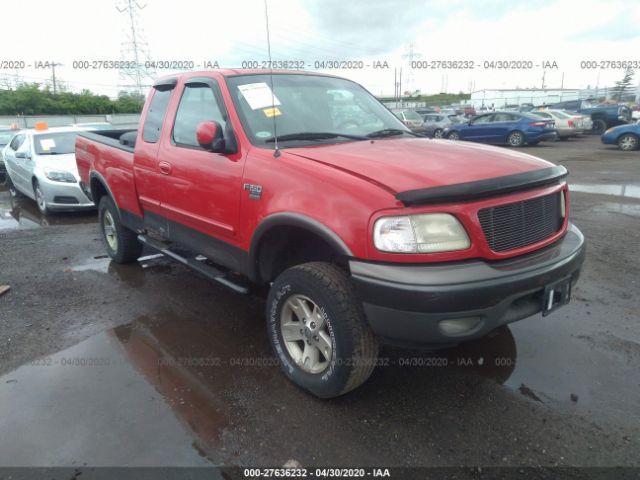 1FTRX18L02NB73756 - 2002 FORD F150  Red photo 1