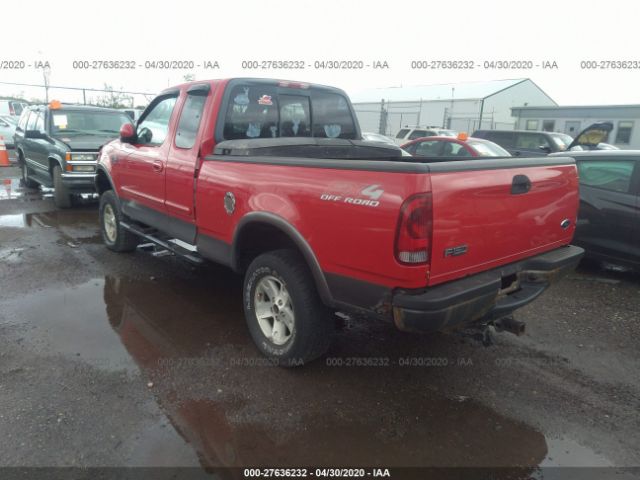 1FTRX18L02NB73756 - 2002 FORD F150  Red photo 3