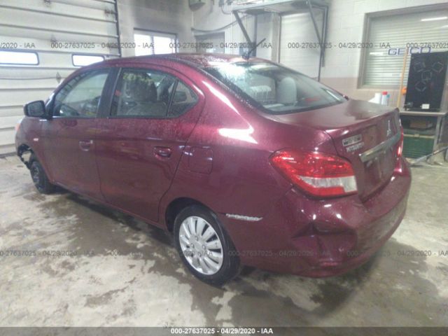 ML32F3FJ3HH003175 - 2017 MITSUBISHI MIRAGE G4 ES ბორდოსფერი ფოტო 3