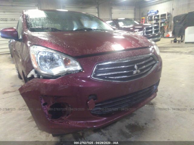 ML32F3FJ3HH003175 - 2017 MITSUBISHI MIRAGE G4 ES ბორდოსფერი ფოტო 6