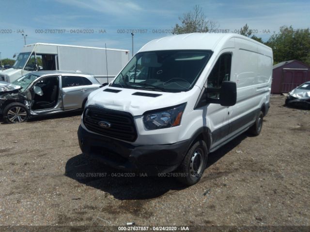 1FTBW2CM0KKB87037 - 2019 FORD TRANSIT T-350 White photo 2