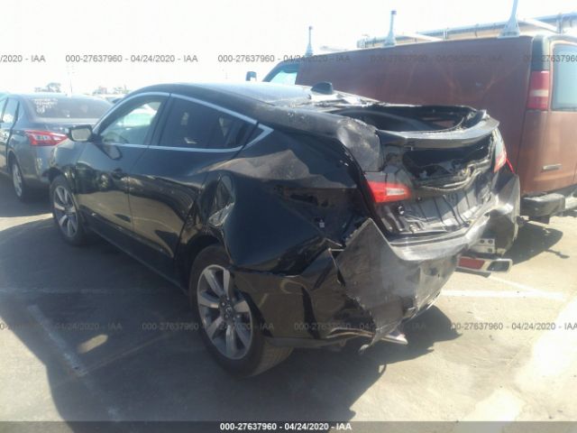 2HNYB1H65DH500159 - 2013 ACURA ZDX  Black photo 3