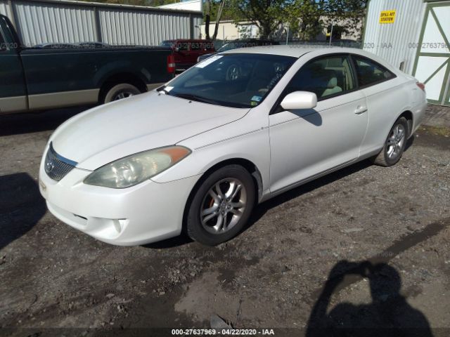 4T1CE38P56U720909 - 2006 TOYOTA CAMRY SOLARA SE/SLE White photo 2