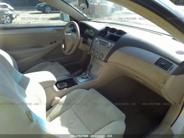 4T1CE38P56U720909 - 2006 TOYOTA CAMRY SOLARA SE/SLE White photo 5