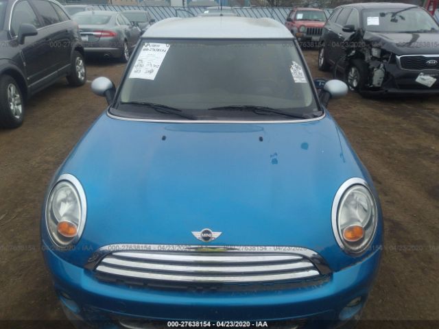 WMWZF3C53BT188722 - 2011 MINI COOPER CLUBMAN Blue photo 6