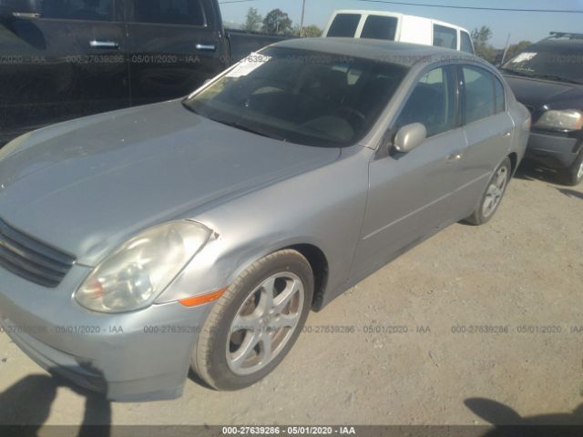 JNKCV51E03M001859 - 2003 INFINITI G35  Silver photo 6