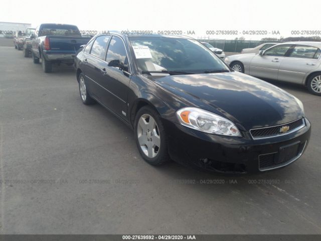 2G1WD58C679113227 - 2007 CHEVROLET IMPALA SUPER SPORT Black photo 1