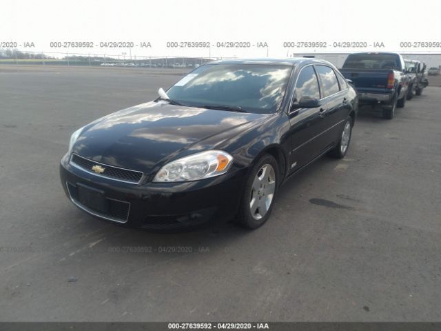 2G1WD58C679113227 - 2007 CHEVROLET IMPALA SUPER SPORT Black photo 2