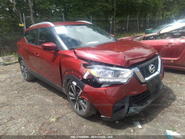 3N1CP5CV3LL511497 - 2020 NISSAN KICKS SV Red photo 1