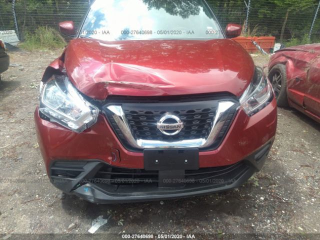 3N1CP5CV3LL511497 - 2020 NISSAN KICKS SV Red photo 6