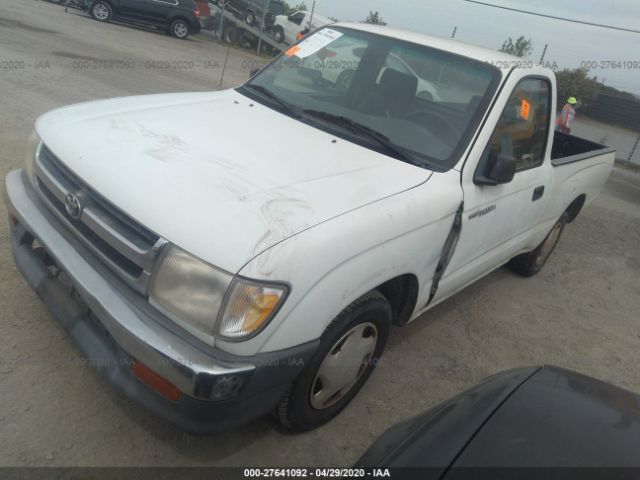 4TANL42N6WZ071989 - 1998 TOYOTA TACOMA  White photo 2