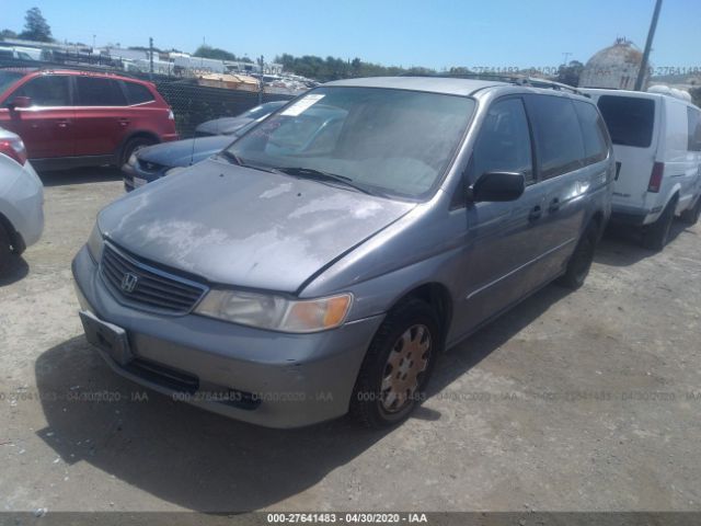 2HKRL1854YH507728 - 2000 HONDA ODYSSEY LX Gray photo 2