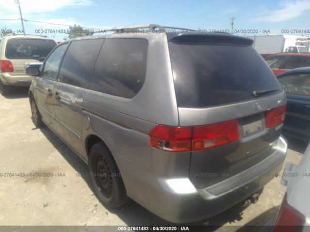 2HKRL1854YH507728 - 2000 HONDA ODYSSEY LX Gray photo 3