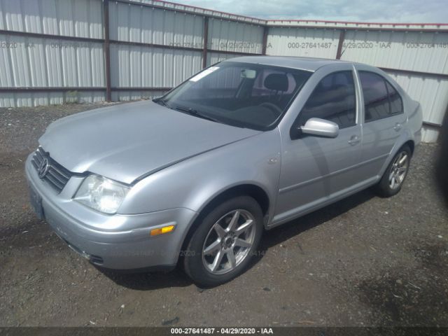 3VWST29M11M003065 - 2001 VOLKSWAGEN JETTA GLS Silver photo 2