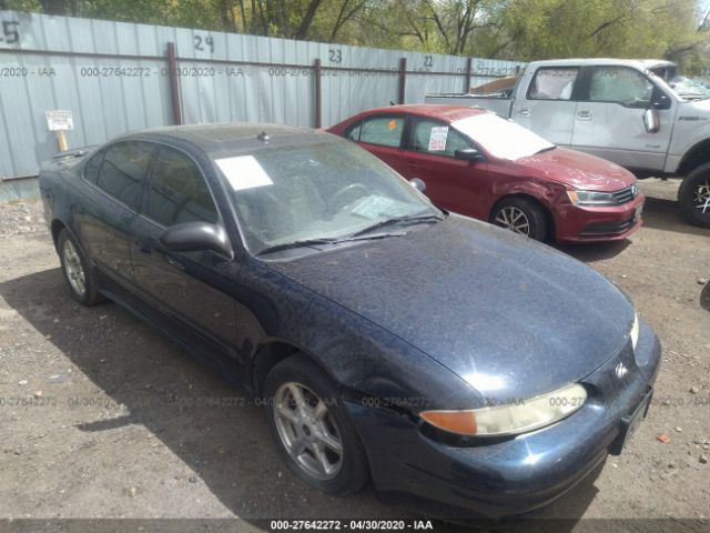 1G3NF52E44C189122 - 2004 OLDSMOBILE ALERO GLS Blue photo 1