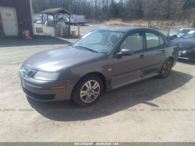 YS3FD49Y061020131 - 2006 SAAB 9-3  Gray photo 2