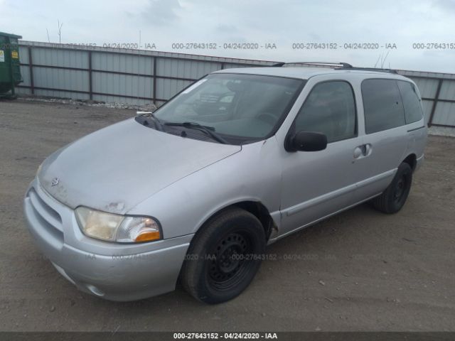 4N2ZN16T92D813622 - 2002 NISSAN QUEST SE Silver photo 2