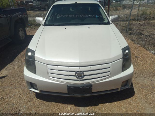 1G6DP567250123291 - 2005 CADILLAC CTS HI FEATURE V6 White photo 6