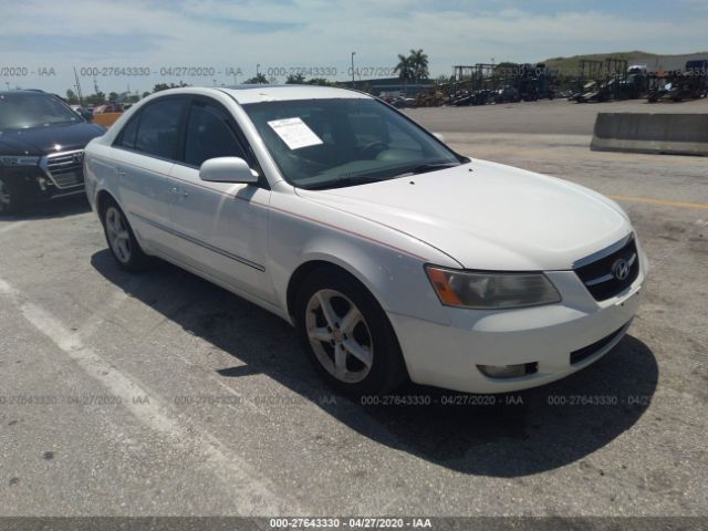 5NPEU46F28H317466 - 2008 HYUNDAI SONATA SE/LIMITED White photo 1