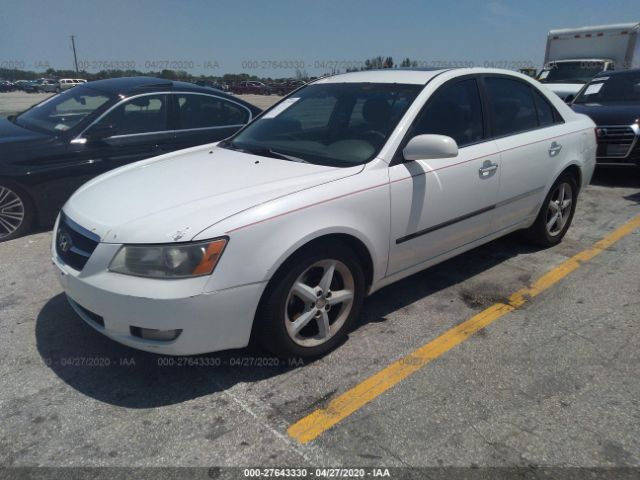 5NPEU46F28H317466 - 2008 HYUNDAI SONATA SE/LIMITED White photo 2