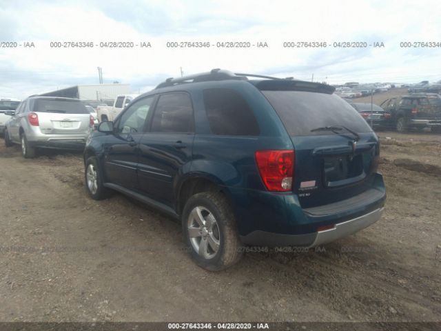 2CKDL63F866111917 - 2006 PONTIAC TORRENT  Blue photo 3