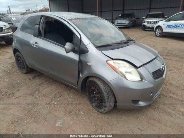 JTDJT923275055439 - 2007 TOYOTA YARIS  Silver photo 1