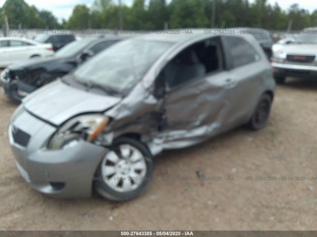 JTDJT923275055439 - 2007 TOYOTA YARIS  Silver photo 2